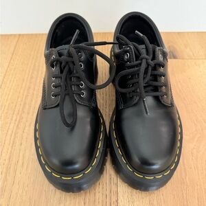 Dr martens black platforms size 6
